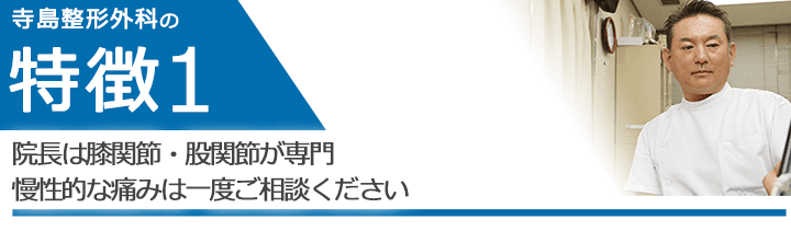 院長は膝関節・股関節が専門 慢性的な痛みは一度ご相談ください